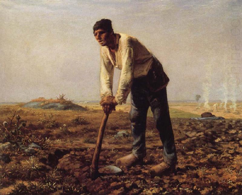Jean Francois Millet The man with the Cut china oil painting image